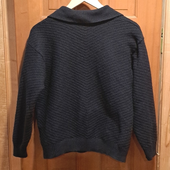 Salvatore Ferragamo wool zip up sweater M - Picture 8 of 9